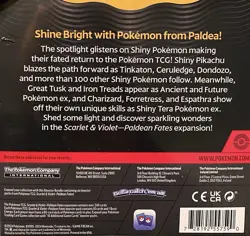 Pokemon TCG Scarlet & Violet Paldean Fates Booster Bundle 6 Pack New Sealed - Image 3