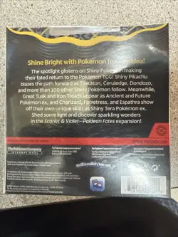 Pokemon TCG Scarlet & Violet Paldean Fates 6 Booster Pack Bundle Factory Sealed - Image 2