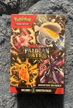 Pokemon TCG Scarlet & Violet Paldean Fates Booster Bundle, 6-Pack, New Sealed - Image 1