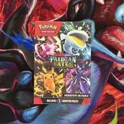 Pokemon TCG Scarlet & Violet Paldean Fates Booster Bundle 6 Pack New Sealed - Image 1
