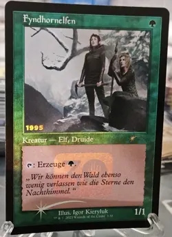 Fyndhornelfen 30th Anniversary Promo NM FOIL MTG Magic The Gathering Fyndhorn - Image 3