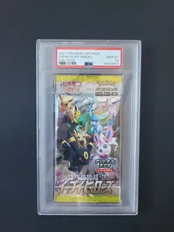 Pokemon TCG Foil Booster Pack - 2021 Sword And Shield Eevee Heroes s6a PSA 10 - Image 1