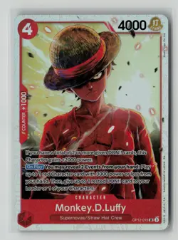 Monkey.D.Luffy SR Legacy of the Master OP12-015 NM - Image 1