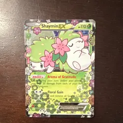 Pokemon Shaymin EX Black Star Promo Holo XY148 XY Set HP110 Card - Image 1
