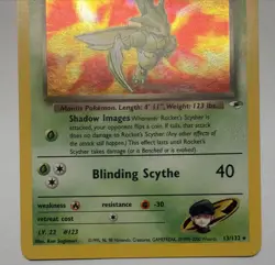 Rocket’s Scyther - Team Rocket - 13/132 - Rare - LP - Vintage Pokemon Card - Image 3