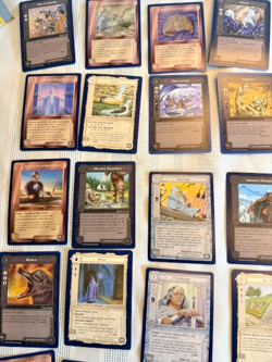 Unlimited Edition Middle Earth Cards. 59 of 76 card deck. Blue Border. - Image 2