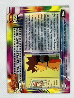 Pokemon TOPPS Mewtwo Strikes Back Textured HOLO The Tempest - A Bad Omen #15 - Image 2