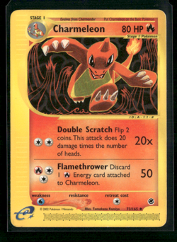 2002 Pokemon Charmeleon 073/165 Expedition Base Set Regular LP - Image 1