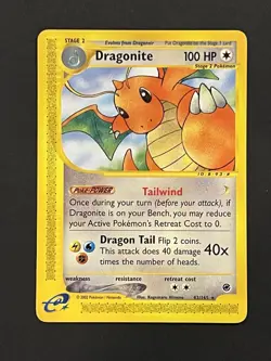 2002 Pokemon Expedition Set Dragonite 43/165 - Image 1