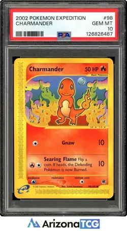 Pokemon 2002 Charmander 98/165 Pokemon Expedition GEM MINT PSA 10 - Image 1
