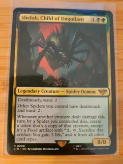 MTG Shelob, Child of Ungoliant 0290 Lord of the Rings M/NM Free UK P&P - Image 1