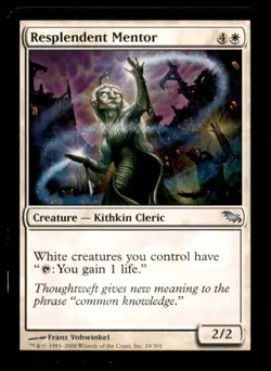 Resplendent Mentor LP Light Play Shadowmoor MTG [9847] - Image 1