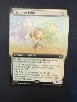 DDcards 🇨🇦 Mtg Magic Gathering Lorwyn Eclipse Borderless Figure Or Fable - Image 1