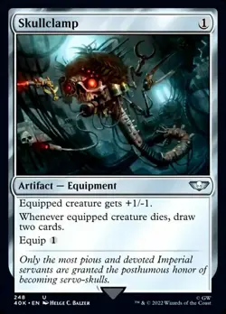 1x Skullclamp NM-Mint, English Commander: Universes Beyond: Warhammer 40,000 MTG - Image 1