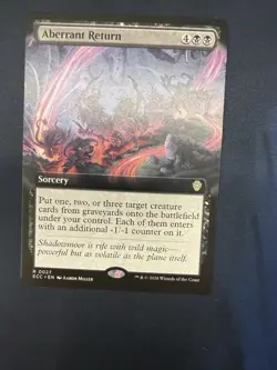 DDcards 🇨🇦 Mtg Magic Gathering Lorwyn Eclipse Borderless Abberant Return - Image 1
