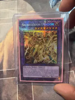Yu-Gi-Oh! Secreterion Dragon DUAD-EN037 Starlight Rare 1st Edition - Image 3