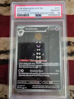 2025 POKEMON SVP EN-SV BLACK STAR PROMO #211 GOTHITELLE PSA 10 - Image 1
