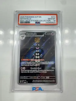 2025 POKEMON SVP EN-SV BLACK STAR PROMO #211 GOTHITELLE PSA 10 - Image 1