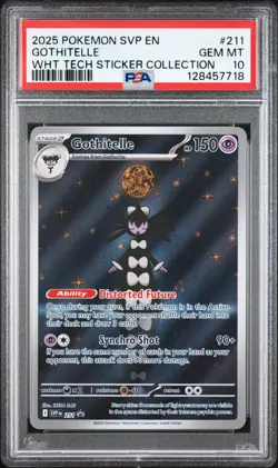 2025 POKEMON SVP EN-SV BLACK STAR PROMO #211 GOTHITELLE PSA 10 - Image 1