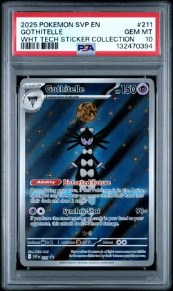 2025 POKEMON SVP EN-SV BLACK STAR PROMO #211 GOTHITELLE PSA 10 - Image 1