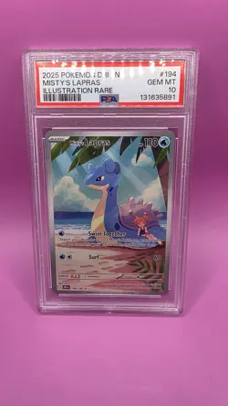 Pokemon TCG Misty's Lapras Destined Rivals 194/182 Mint Condition PSA 10 - Image 2