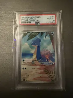 Pokemon TCG Misty's Lapras Destined Rivals 194/182 PSA 10 Gem Mint Condition - Image 1