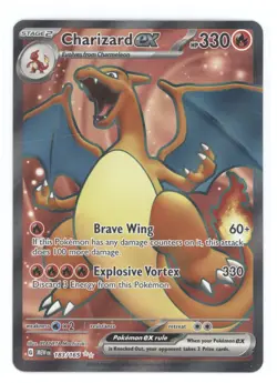 2023 Pokemon Scarlet & Violet 151 Charizard ex Secret Rare #183/165 - Image 1