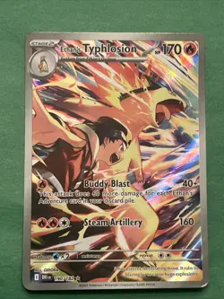 Pokemon Ethan's Typhlosion 190/182 Sv10 Destined Rivals Holo Illustration Rare - Image 2