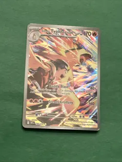Pokemon Ethan's Typhlosion 190/182 Sv10 Destined Rivals Holo Illustration Rare - Image 4