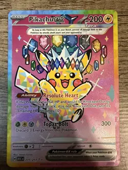 Pokemon Pikachu EX SIR 277/217 Ascended Heroes English *IN HAND* - Image 1