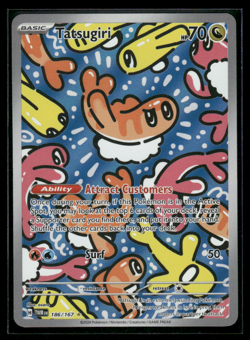 Pokemon TCG - Twilight Masquerade EN - Tatsugiri - Illustration Rare - 186/167 - Image 1