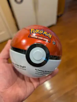 Pokemon TCG Poke Ball Tin w/3 Booster Packs & Stickers 🔥 Perfect, New,... - Image 1