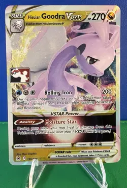 Hisuian Goodra VSTAR 136/196 Ultra Rare Pokemon 2022 Lost Origin NM - Image 2