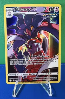 Pokemon TCG Malamar TG06/TG30 Silver Rempest Trainer Gallery Ultra Rare - NM - Image 1