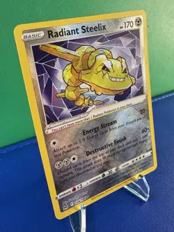 Pokemon TCG Radiant Steelix 124/196 NM Lost Origin - Image 3