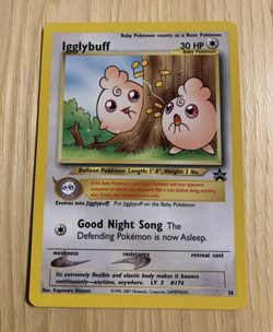 Pokemon - Igglybuff Black Star Promo # 36 NM - Image 1