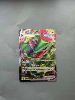Pokemon TCG Rayquaza VMAX Holo Ultra Rare Card Crown Zenith 102/159 Excellent - Image 1