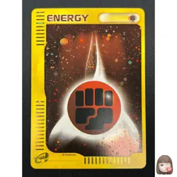 [NM] Fighting Energy Pokemon Card Japanese Holo E-Series McDonald's Promo 23J20 - Image 1