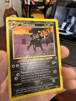UMBREON RARE POKEMON NEO DISCOVERY 32/75 great condition VINTAGE 2001 - Image 2