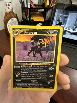 UMBREON RARE POKEMON NEO DISCOVERY 32/75 great condition VINTAGE 2001 - Image 4