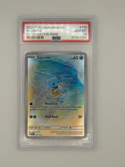 2023 Pokemon Mew En Squirtle SIR #170 151 Scalet & Violet - Image 1