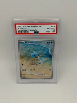 2023 Pokemon Mew En Squirtle SIR #170 151 Scalet & Violet - Image 3