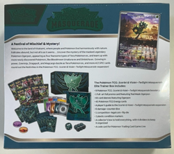 Pokemon TCG Scarlet and Violet: Twilight Masquerade ETB - Factory Sealed / New - Image 2