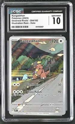 Kangaskhan *CGC 10* Illustration Rare *Destined Rivals* #204 *2025* Pokemon - Image 1