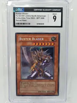 Buster Blader BPT-008 2003 Collectors Tin Limited Edition yugioh! CGC 9 - Image 1