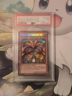 Yugioh Exodia The Forbidden One, Left Leg, Left Arm, Right Arm LCYW 1st Ed PSA 7 - Image 3