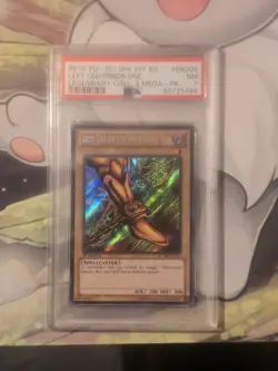 Yugioh Exodia The Forbidden One, Left Leg, Left Arm, Right Arm LCYW 1st Ed PSA 7 - Image 4