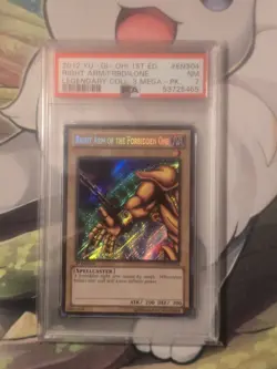 Yugioh Exodia The Forbidden One, Left Leg, Left Arm, Right Arm LCYW 1st Ed PSA 7 - Image 5
