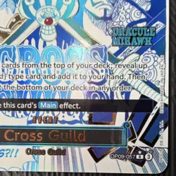 Cross Guild OP09-057 Event Foil Rare Buggy - ONE PIECE Card Game Bandai - Image 2