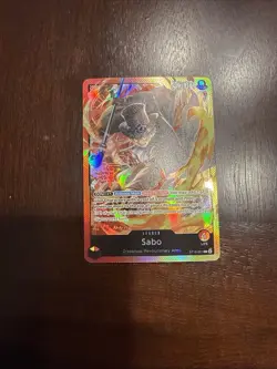 One Piece Card Game English Romance Dawn SR OP01-047 Trafalgar Law - PRE-ERRATA - Image 1